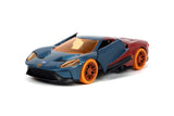 JADA MARVEL MASINUTA METALICA FORD GT SCARA 1:32 SI FIGURINA METALICA DOCTOR STRANGE