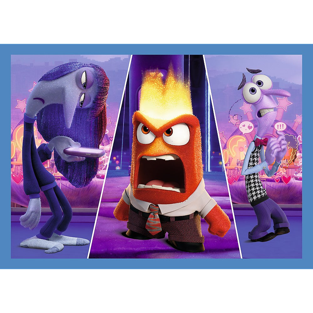 PUZZLE TREFL 4IN1 DISNEY INSIDE OUT 2 O LUME PLINA DE EMOTII