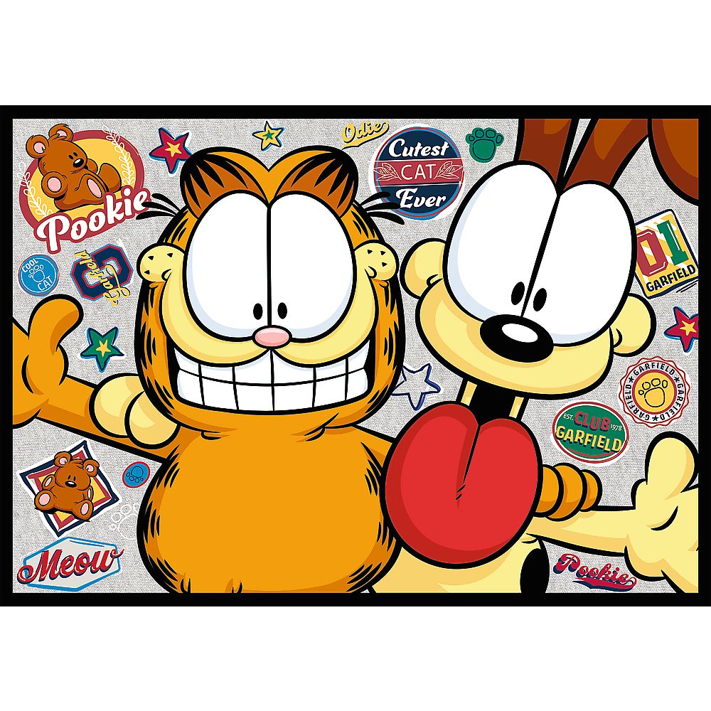 PUZZLE TREFL 4X250 LUI GARFIELD NU II PLACE ZIUA DE LUNI