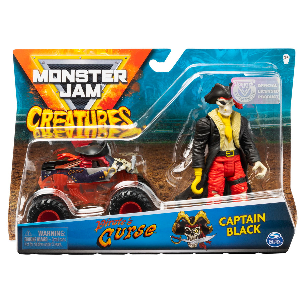 MONSTER JAM MACHETA BLESTEMUL PIRATILOR SI CAPITANUL NEGRU