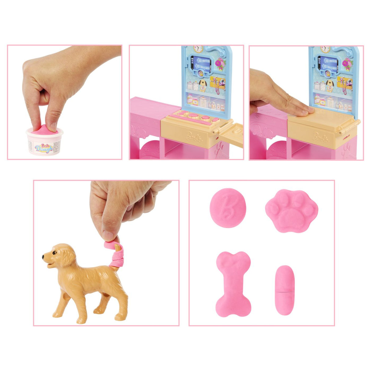 BARBIE YOU CAN BE ANYTHING SET CLINICA VETERINARA FAST CAST CU ACCESORII