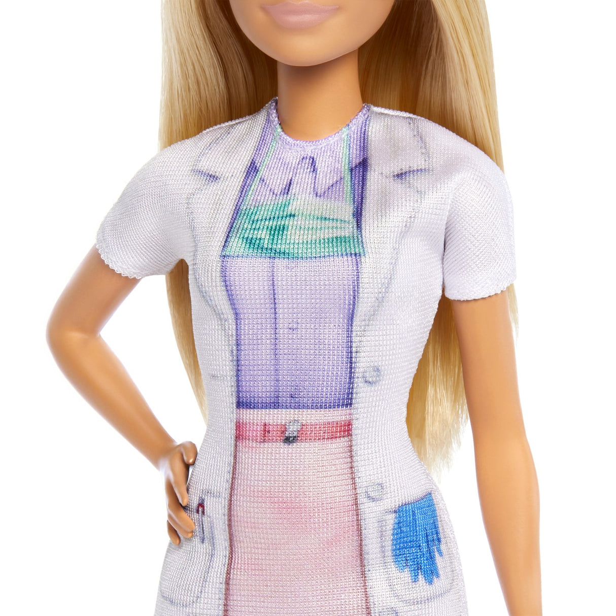 BARBIE SET DE JOACA PAPUSA BARBIE BLONDA FACE CARIERA STOMATOLOG