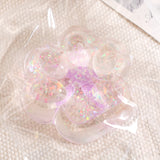 Jucarie Antistres Squishy, Vivimall, cu Revenire Lenta, Squeeze Pinch Family, Model Cat Paw, 6.5 x 7 cm, din Tpr, 4-6 Ani, Model 2 Flori, Transparent - vivimall.ro