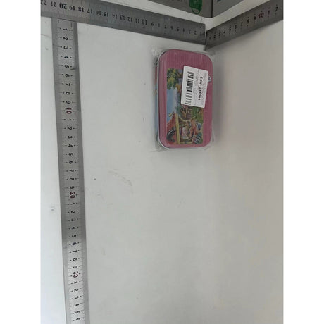 Puzzle 60 de Piese din Lemn in Cutie Metalica, Vivimall, Model Cei Trei Purcelusi, Educativ, Dezvoltare Abilitati Cognitive, pentru Prescolari, 22.5x13.5 cm, Multicolor - vivimall.ro