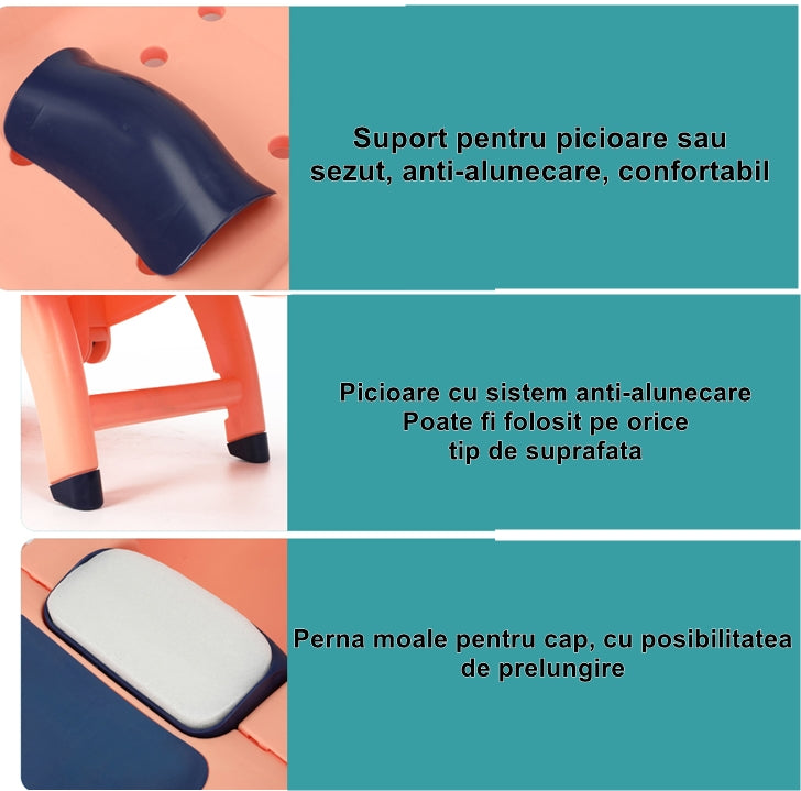 Összecsukható Hajmosó Állvány Gyerekeknek Rózsaszín | SafeWash 2