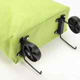 Geanta Pliabila, 2 In 1, Carucior Cu Roti, Pentru Cumparaturi, 19 L, Plastic, 39 X 46 X 12 Cm - vivimall.ro