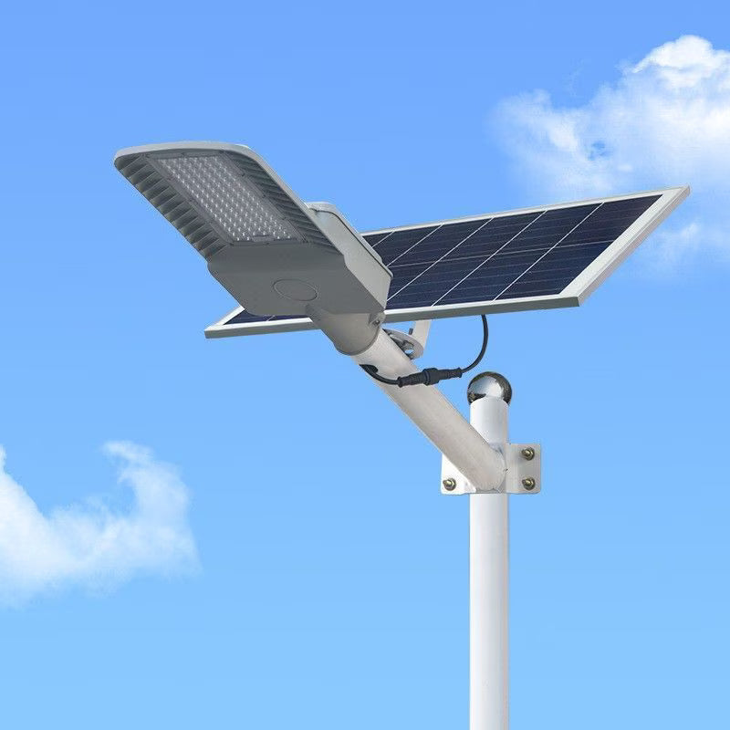 Napelemes lámpa 100 LED-del, hideg fehér fény | SolarisHome