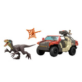 JURASSIC WORLD REBIRTH SET VEHICUL DE LUPTA LAUNCH N BATTLE CU FIGURINE SI ACCESORII