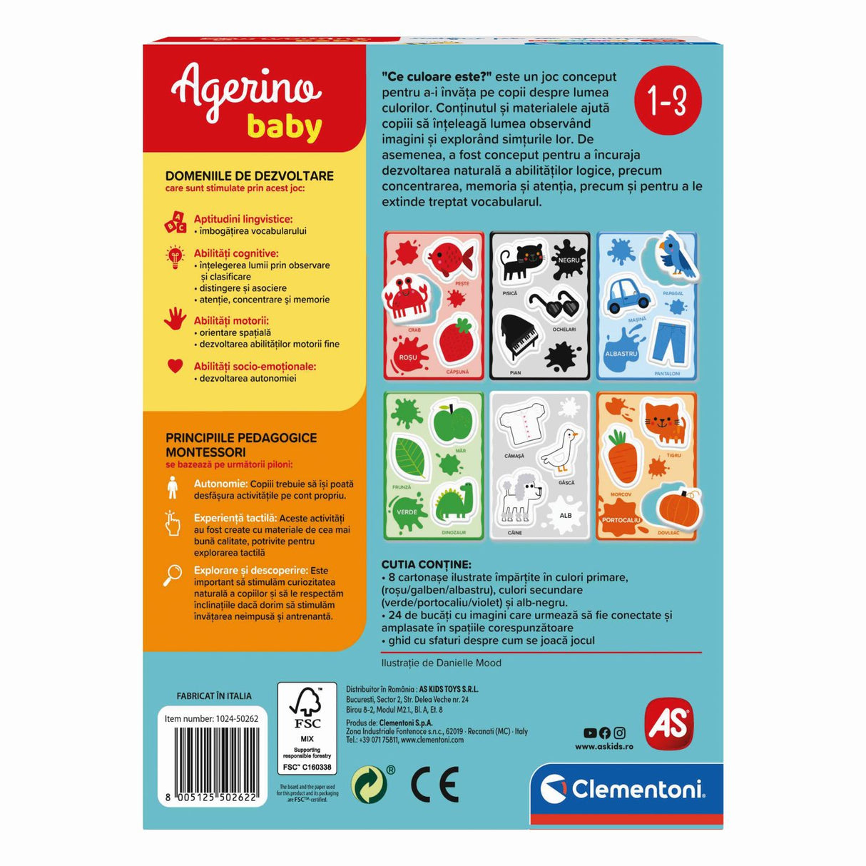 AGERINO BABY MONTESSORI RECUNOASTEREA CULORILOR