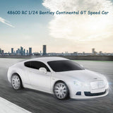 MASINA CU TELECOMANDA BENTLEY CONTINENTAL GT ALB CU SCARA 1 LA 24
