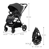 CARUCIOR SPORT KINDERKRAFT YOXI, GREY