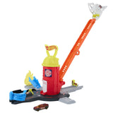 HOT WHEELS CITY SET DE JOACA SUPER STATIE DE POMPIERI CU MASINUTA INCLUSA