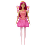 BARBIE PAPUSA BARBIE ZANA CU PAR SI TINUTA ROZ