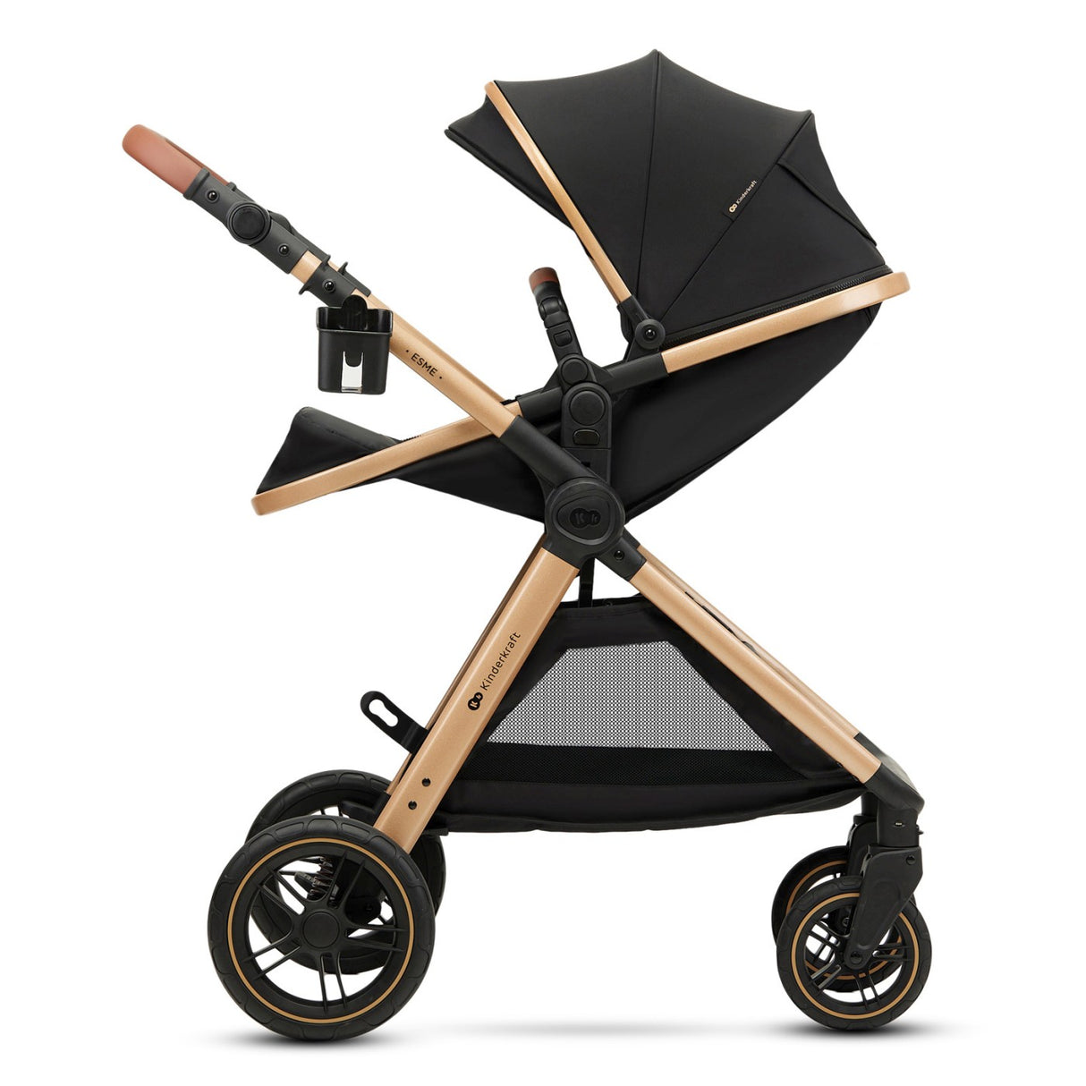 CARUCIOR KINDERKRAFT ESME, 3 IN 1, PURE BLACK