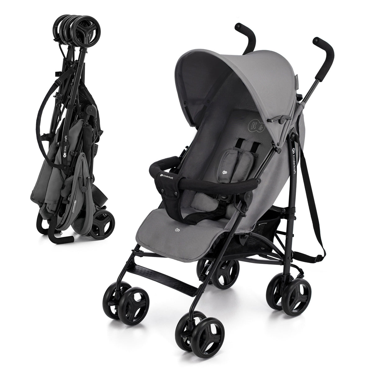 CARUCIOR SPORT KINDERKRAFT TIK, TIP UMBRELA, STONE GREY