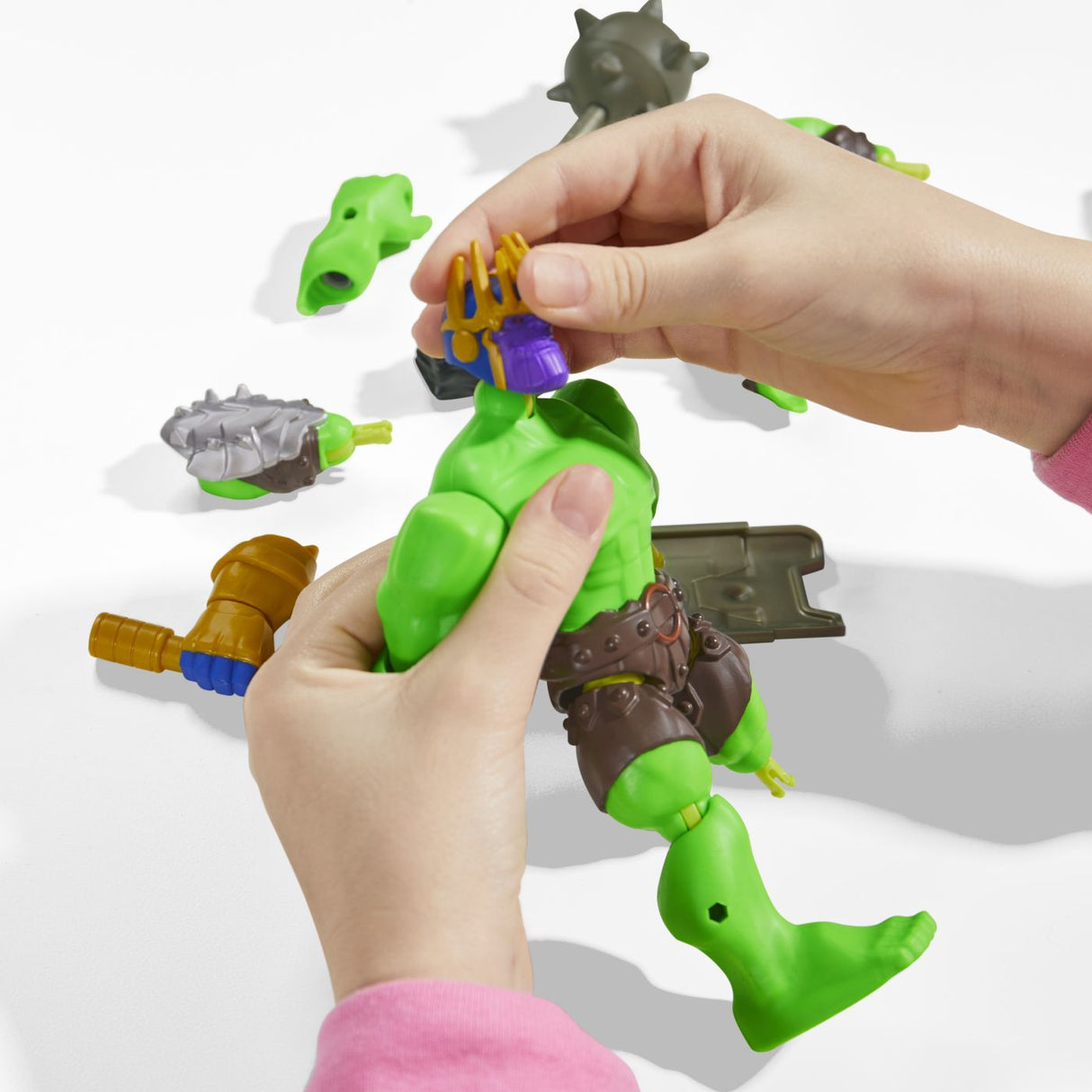 MARVEL AVENGERS MIX MASHERS SET FIGURINA HULK 12CM SI ACCESORII