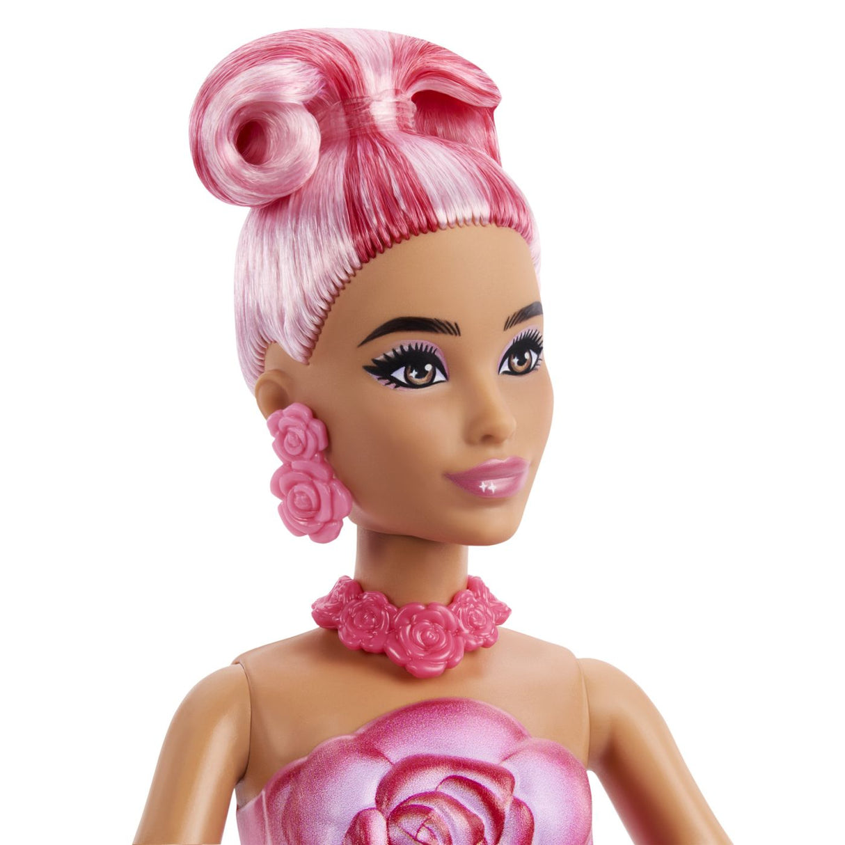 BARBIE PETAL POP SET PAPUSA BARBIE TRANDAFIR ROSU SI ACCESORII