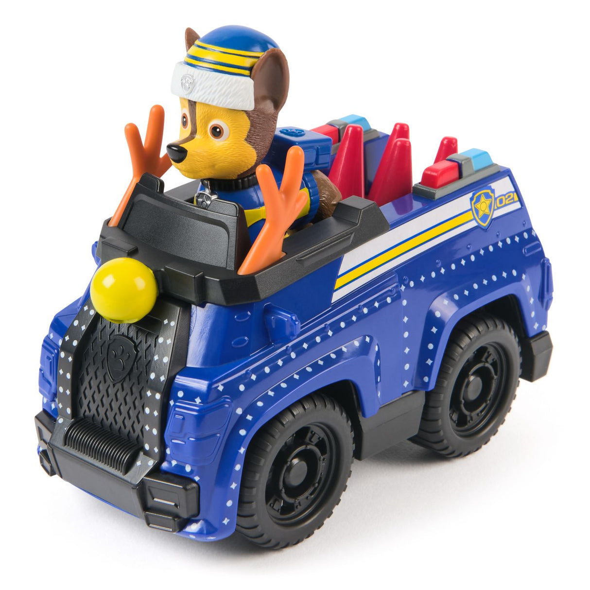 PATRULA CATELUSILOR VEHICUL SI FIGURINA CHASE CU ACCESORII DE CRACIUN