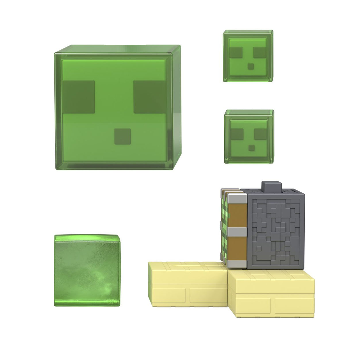 MINECRAFT REDSTONE CHARGED SET CAPCANA CU PISTON LIPICIOS FIGURINA CU ACCESORII
