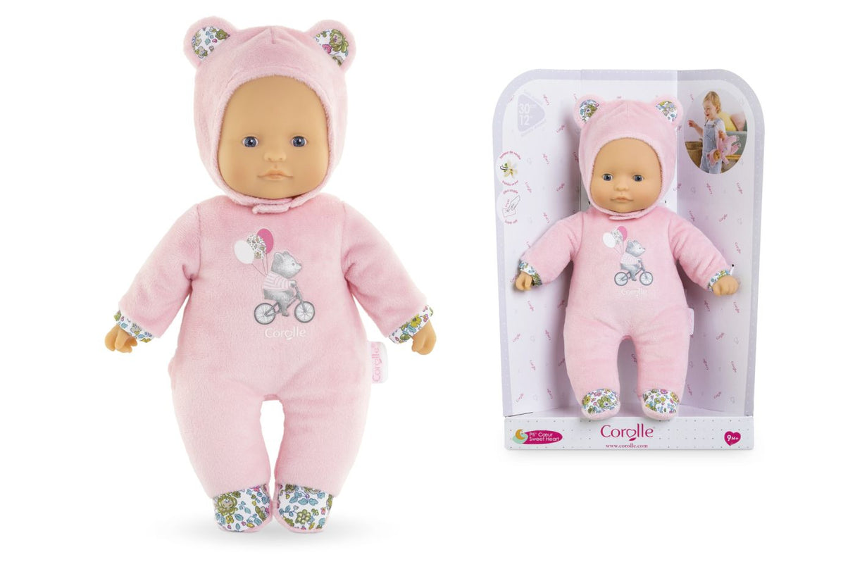 COROLLE MDC BEBELUS SWEET HEART URSULET ROZ 30CM