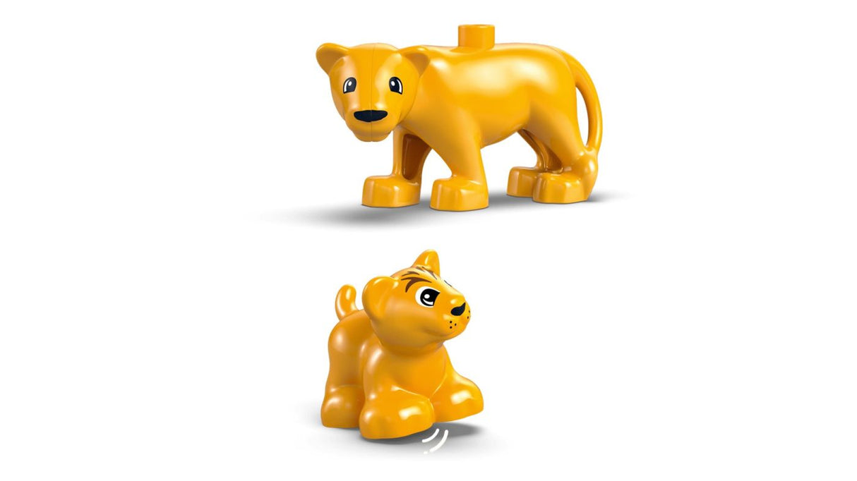 LEGO DUPLO FAMILII DE ANIMALE SALBATICE: PINGUINI SI LEI 10442