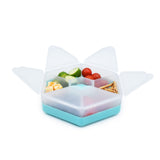 CUTIE SNACK HEXAGON SNACKLE 6 COMPARTMENTE, MELII, BLUE