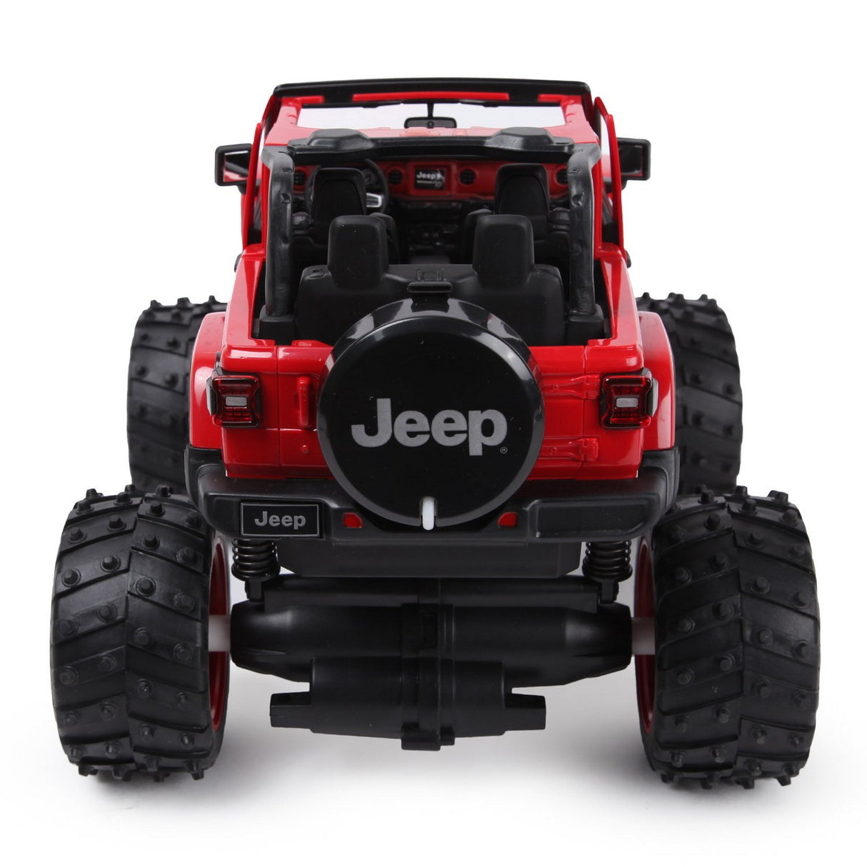 MASINA CU TELECOMANDA JEEP WRANGLER JL ROSU CU SCARA 1 LA 14