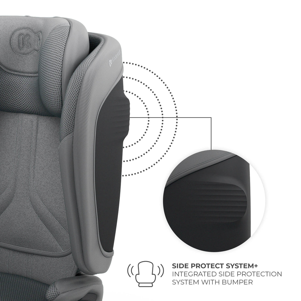 SCAUN AUTO KINDERKRAFT UNITY2 100-150 CM, GREY