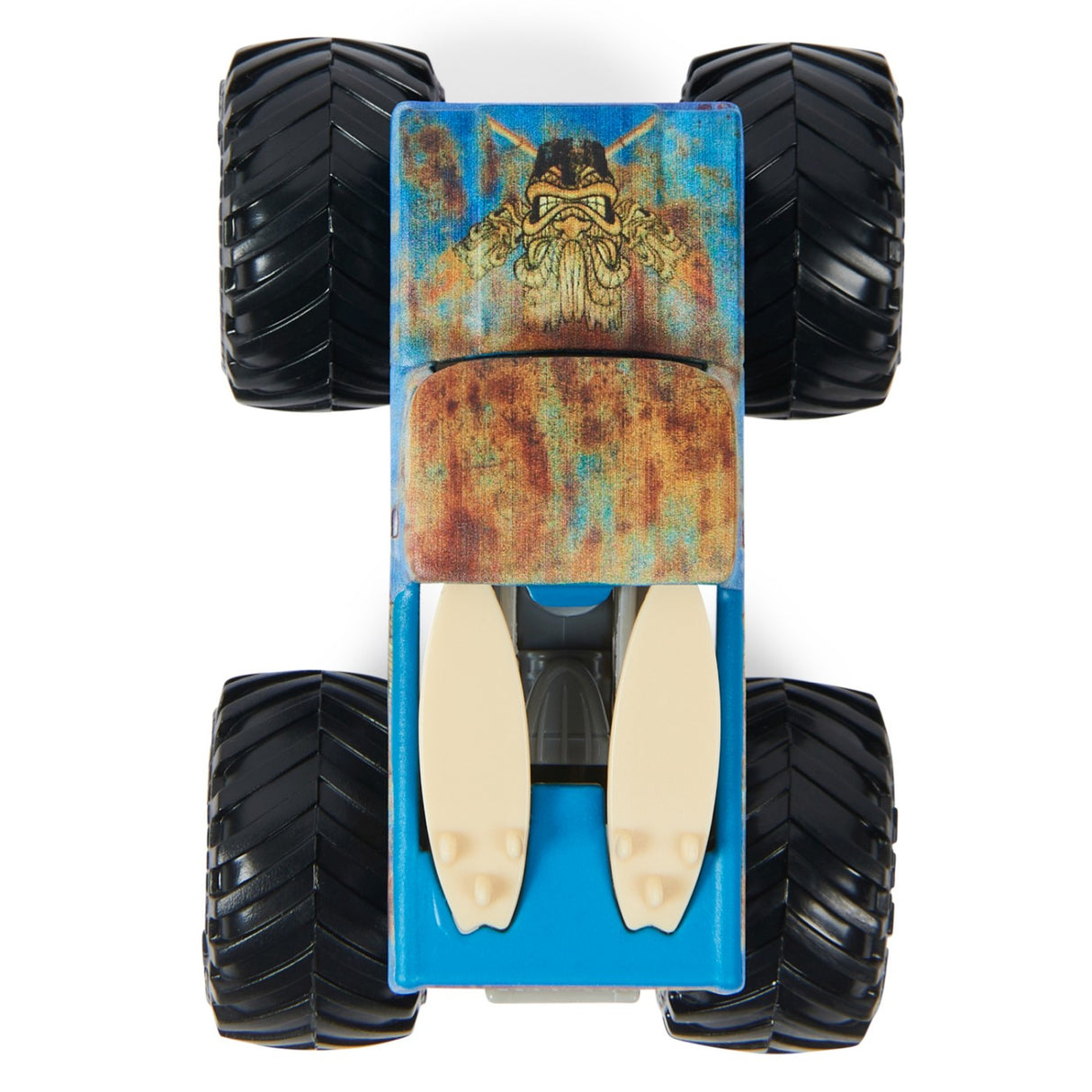 MONSTER JAM MASINUTA METALICA BIG KAHUNA SCARA 1 LA 64