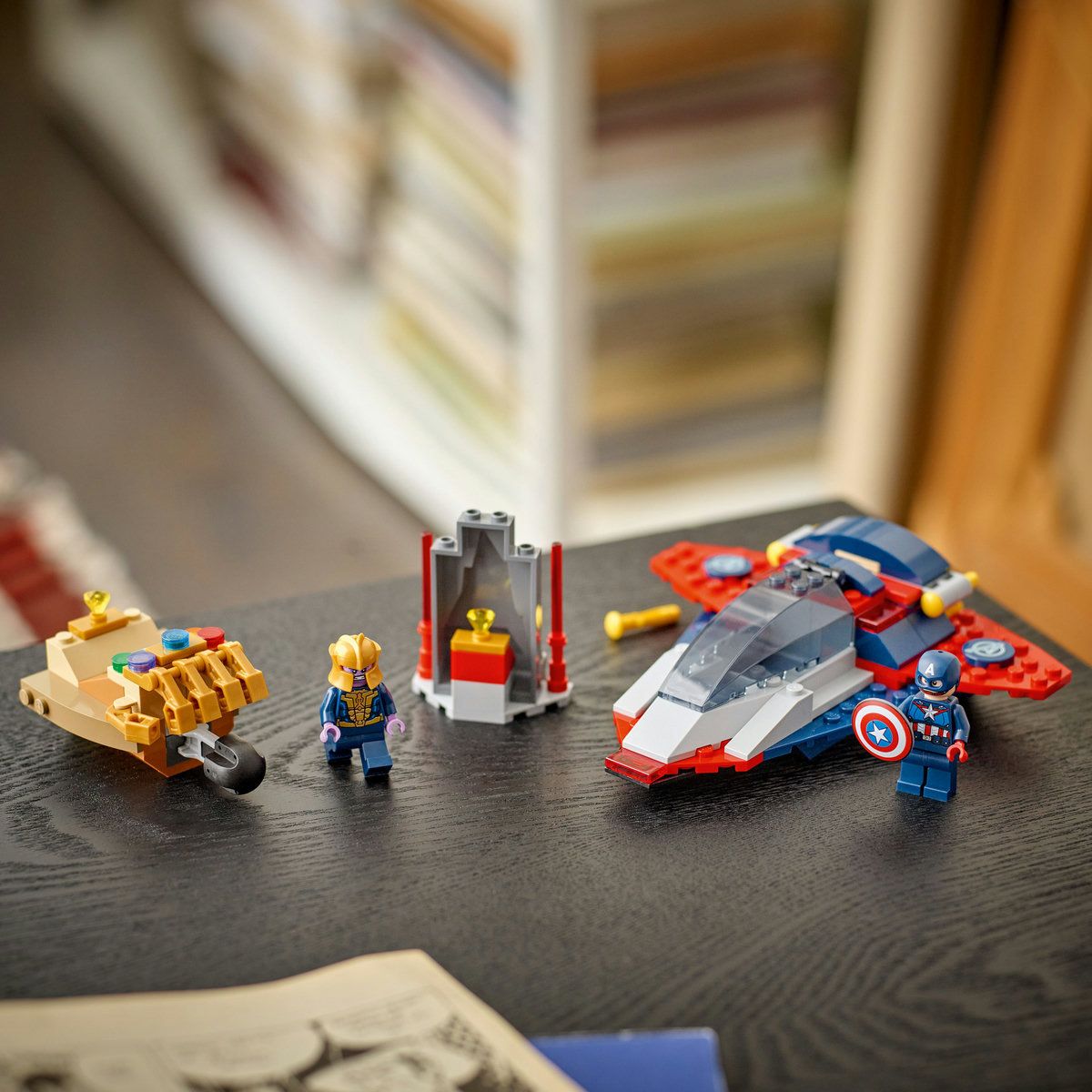 LEGO MARVEL RAZBUNATORII CAPITANUL AMERICA VS THANOS 76319
