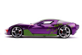 MASINUTE METALICA CHEVY CORVETTE STINGRAY 2009 SI FIGURINA JOKER SCARA 1:24