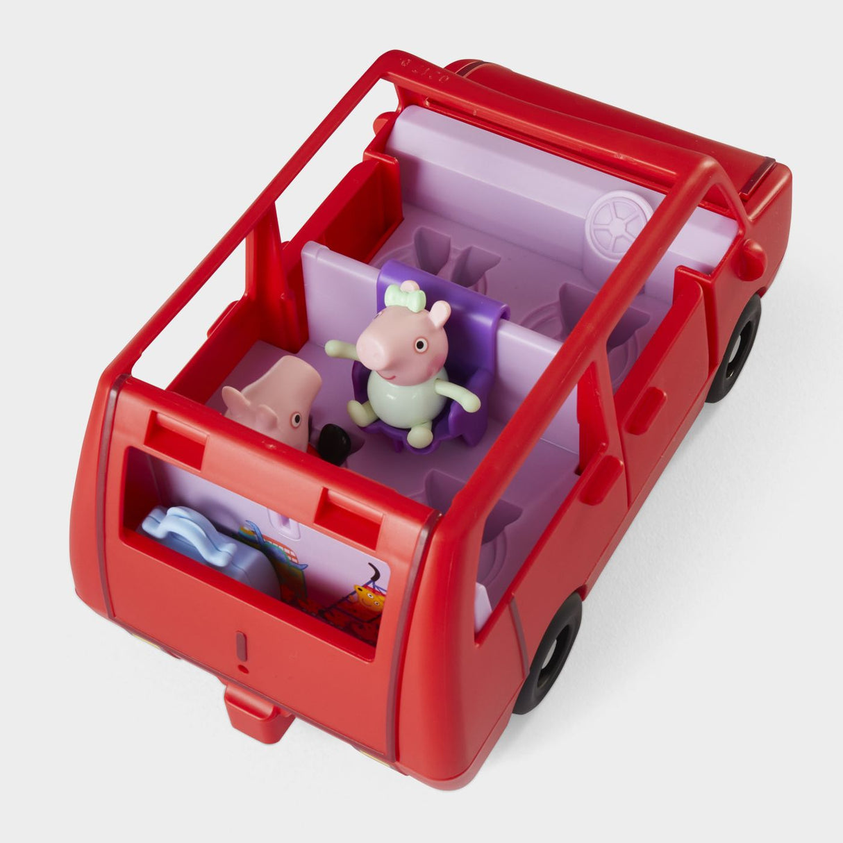 PEPPA PIG MASINA FAMILIEI PEPPA CU FIGURINE