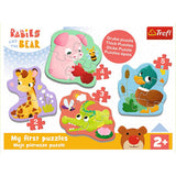 PUZZLE TREFL BABY CLASIC PUII DE ANIMALE 14 PIESE