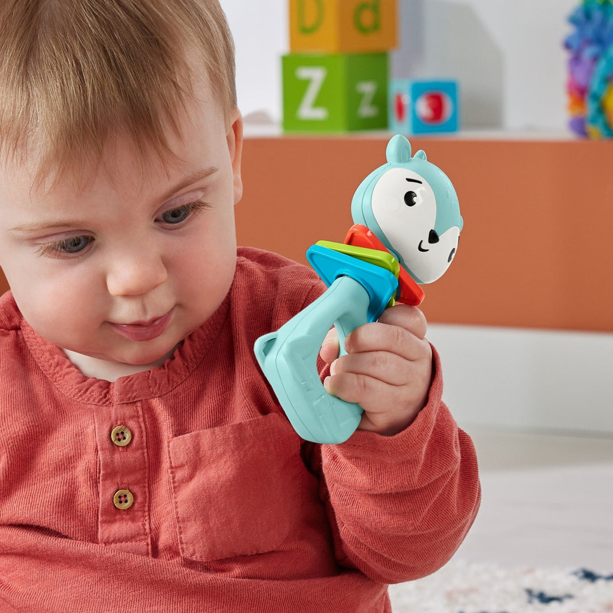 FISHER PRICE JUCARIE ZORNAITOARE CERB