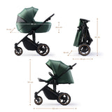 CARUCIOR 2 IN 1 KINDERKRAFT PRIME 2, DARK GREEN