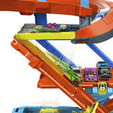 HOT WHEELS CITY TRANSFORMAREA GARAJULUI DE CASCADORII CU MASINUTA INCLUSA