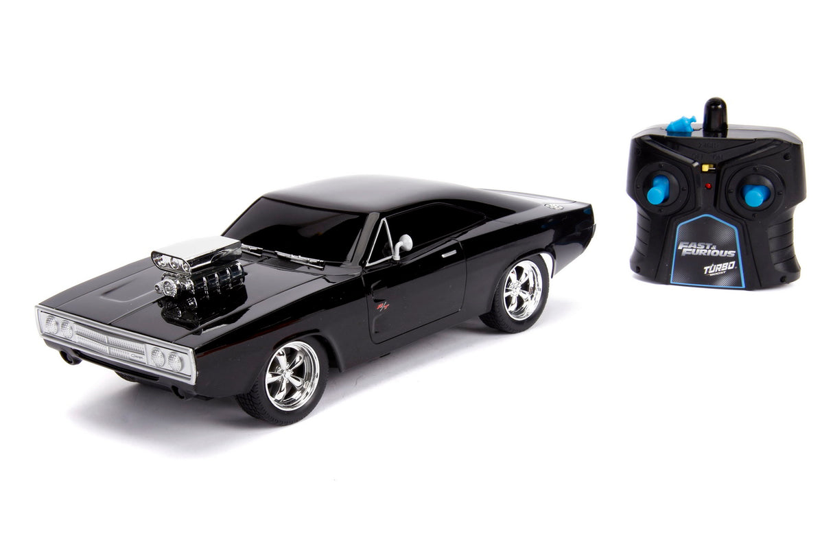 SET MASINUTE FAST AND FURIOUS RC TOYOTA SUPRA&DODGE CHARGER SRT SCARA 1:16