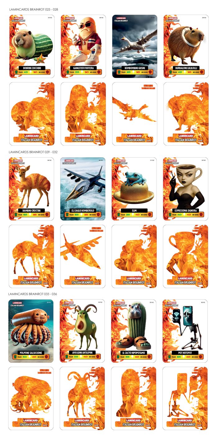 LAMINCARD ITALIAN BRAINROT