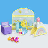 PEPPA PIG SET DE JOACA CAMERA LUI EVIE CU FIGURINE SI SI ACCESORII