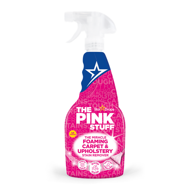 Detergent pentru Covor și Tapițerie The Pink Stuff 500ml - Îndepărtare Ușoară a Stărilor Incomode