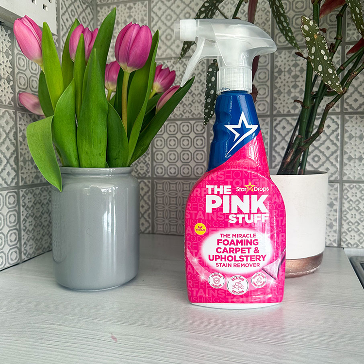 Detergent pentru Covor și Tapițerie The Pink Stuff 500ml - Îndepărtare Ușoară a Stărilor Incomode