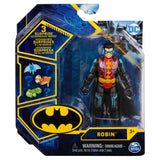 FIGURINA ROBIN CU COSTUM TECH SI ARTICULATA 10CM CU 3 ACCESORII SURPRIZA