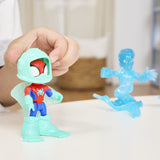 SPIDEY SI PRIETENII LUI UIMITORI MARVEL WATER WEBS SET 2 FIGURINE SPIDEY SI HYDRO MAN CU ACCESORII
