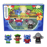 FISHER PRICE LITTLE PEOPLE COLLECTOR DISNEY LILO SI STITCH SET 4 FIGURINE