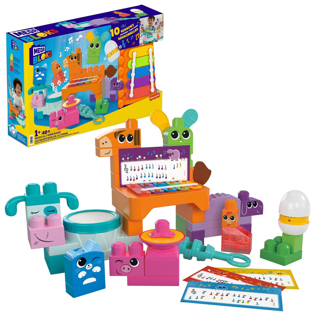 MEGA BLOKS SET DE CONSTRUCTIE 40 PIESE