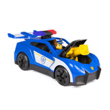 PATRULA CATELUSILOR CAUTA SI SALVEAZA SET MASINUTA DE SALVARE CU LUMINI SI SUNETE CRUISER SI FIGURINA CHASE