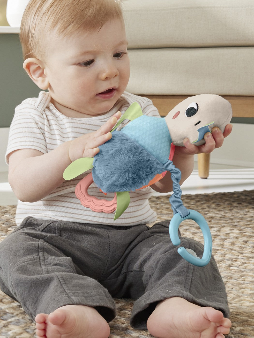 FISHER PRICE PLANET FRIENDS JUCARIE DE AGATAT BROSCUTA TESTOASA