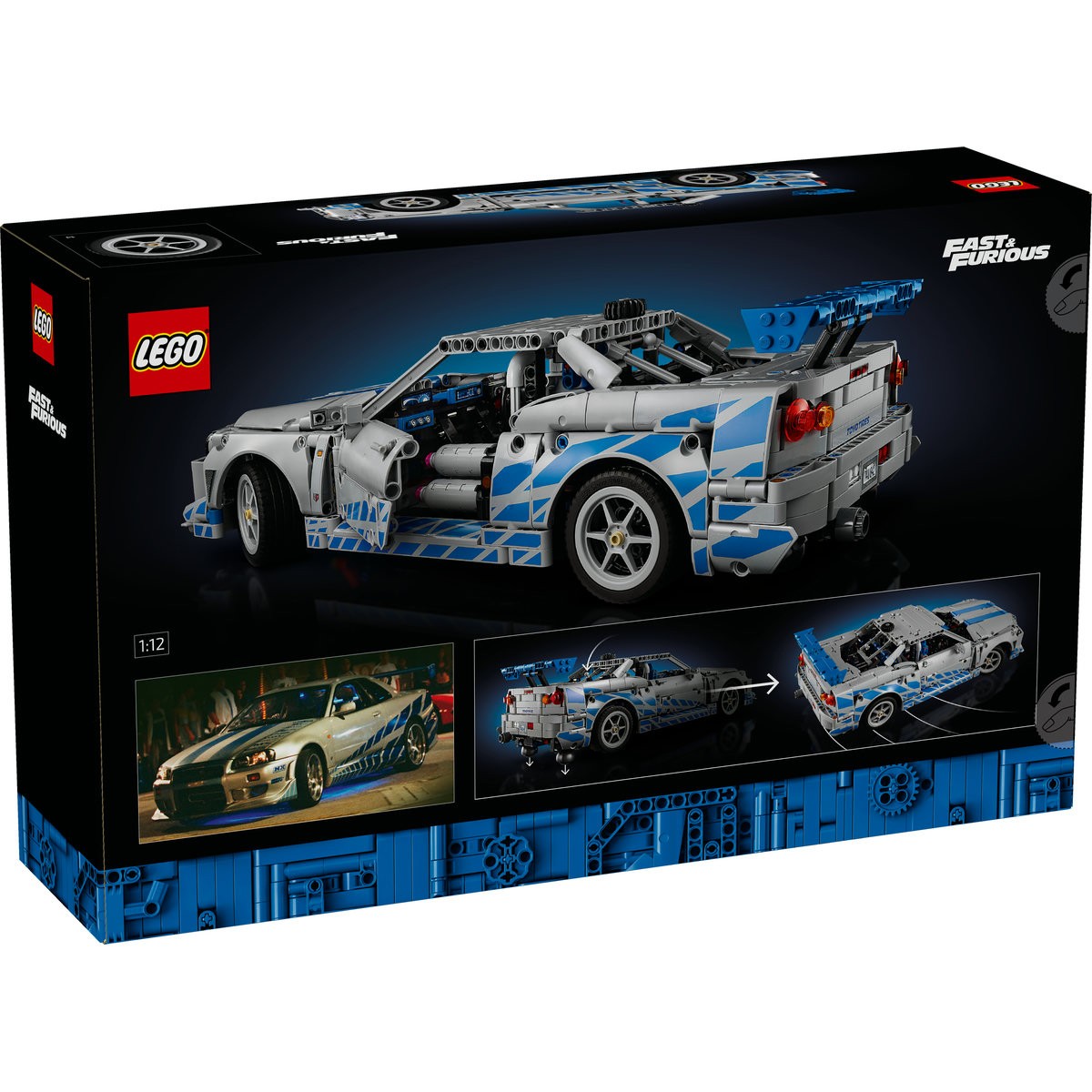 LEGO TECHNIC 2 FAST 2 FURIOUS NISSAN SKYLINE GT-R R34 42210