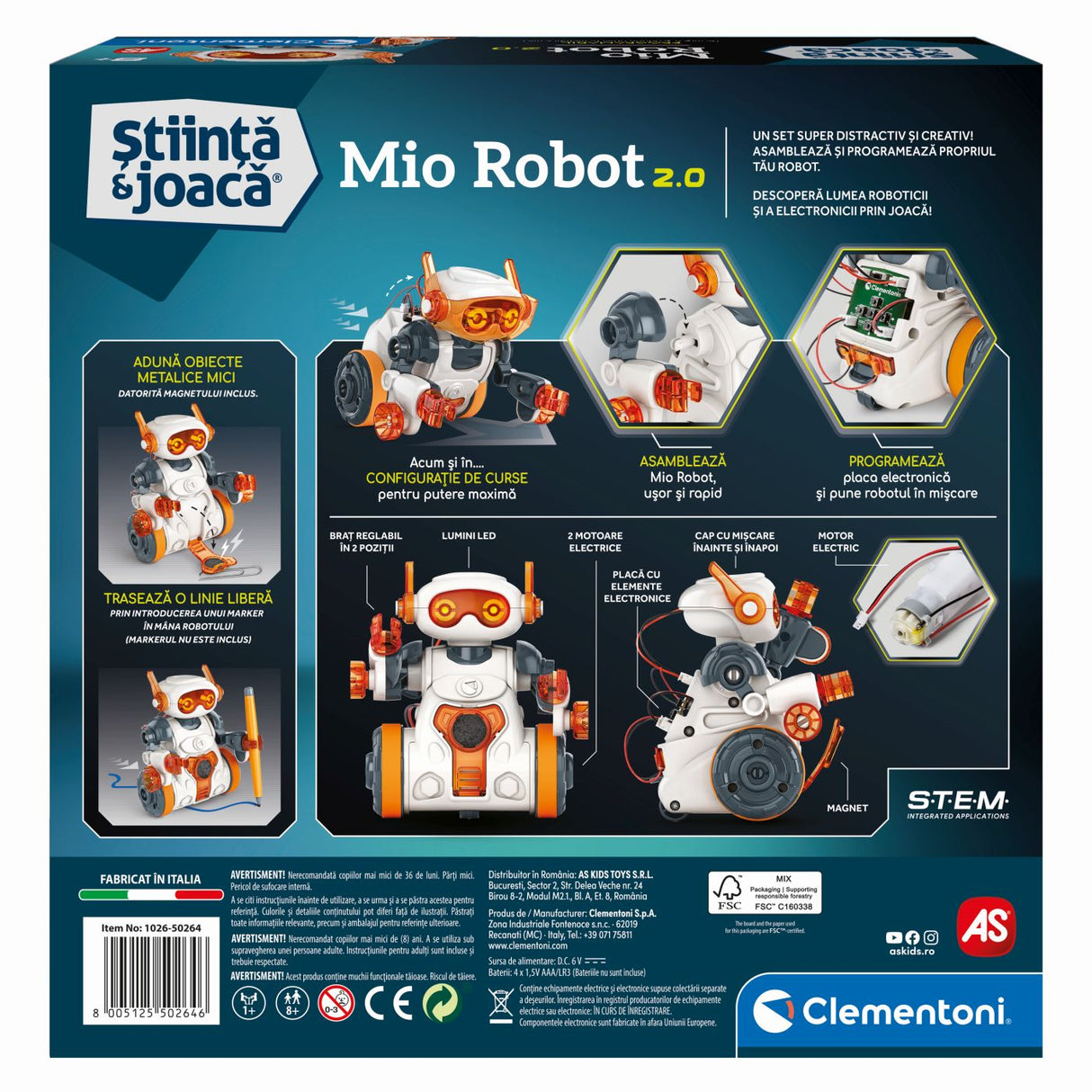 STIINTA SI JOACA ROBOTICS ROBOTUL MIO 2.0