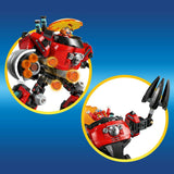 LEGO SONIC KNUCKLES VS DR EGGMAN SI ROBOTUL EGG CRUSHER 77005
